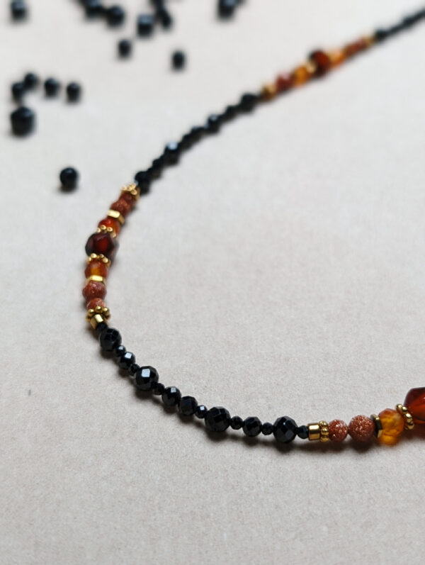 Turmalin Czarny Hematyt Piasek Pustyni Karneol Agat Ognisty