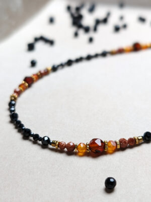 Turmalin Czarny Hematyt Piasek Pustyni Karneol Agat Ognisty