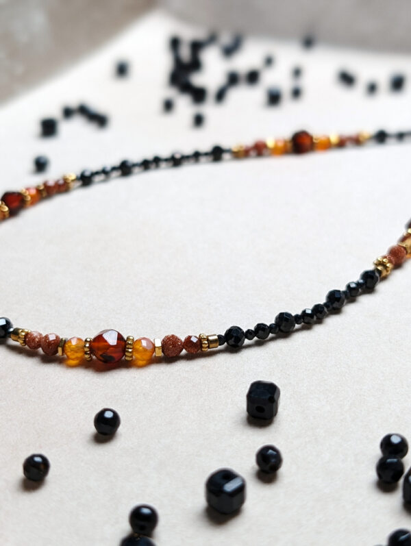 Turmalin Czarny Hematyt Piasek Pustyni Karneol Agat Ognisty