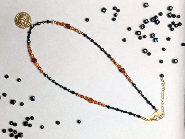 Turmalin Czarny Hematyt Piasek Pustyni Karneol Agat Ognisty