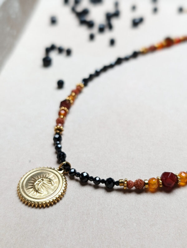 Turmalin Czarny Hematyt Piasek Pustyni Karneol Agat Ognisty