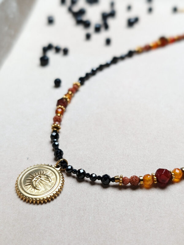 Turmalin Czarny Hematyt Piasek Pustyni Karneol Agat Ognisty