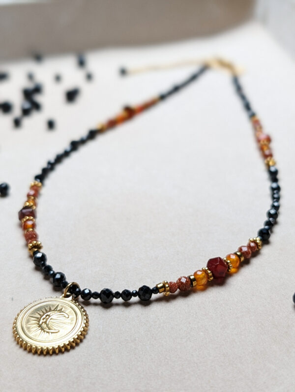 Turmalin Czarny Hematyt Piasek Pustyni Karneol Agat Ognisty