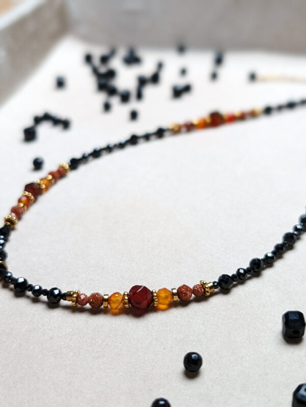 Turmalin Czarny Hematyt Piasek Pustyni Karneol Agat Ognisty