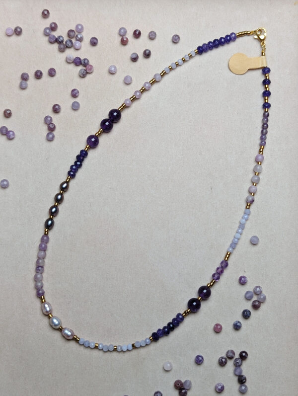 Ametyst Chalcedon Perła Słodkowodna