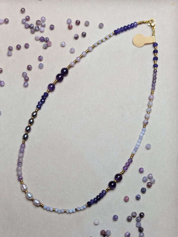 Ametyst Chalcedon Perła Słodkowodna