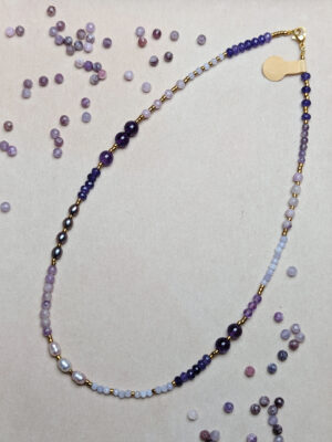 Ametyst Chalcedon Perła Słodkowodna