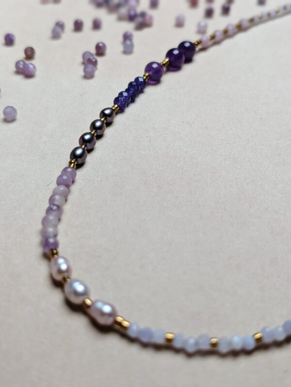 Ametyst Chalcedon Perła Słodkowodna