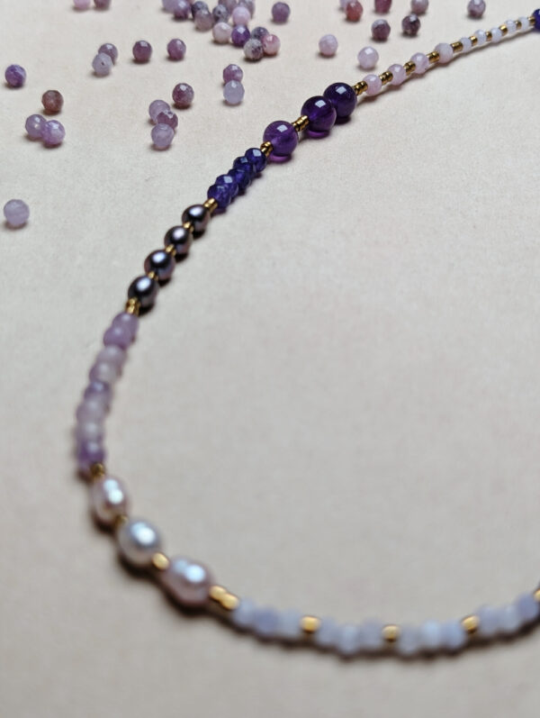 Ametyst Chalcedon Perła Słodkowodna