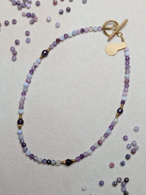 Lepidolit Ametyst Hematyt