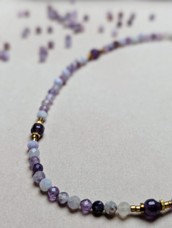 Lepidolit Ametyst Hematyt