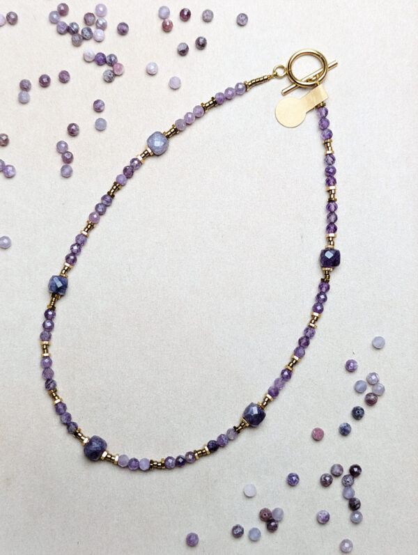 Lepidolit Ametyst Hematyt