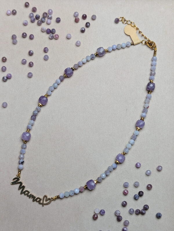 Ametyst Lepidolit Hematyt