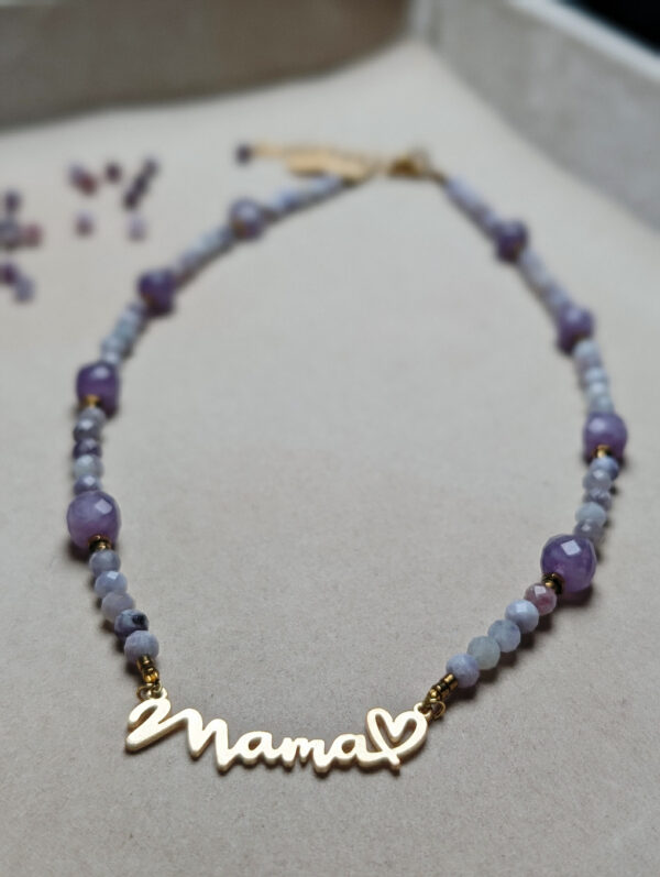 Ametyst Lepidolit Hematyt